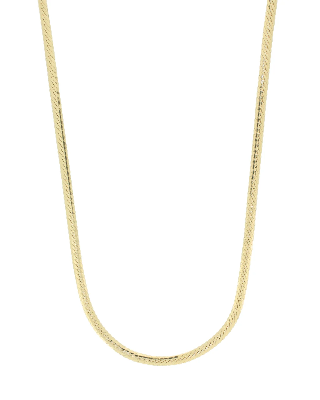9CT Y/G HERRINGBONE 4.2mm/45cm